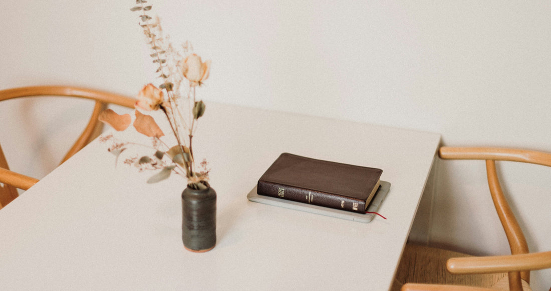 A Bible sitting on a prominent place in the home for increased family faith