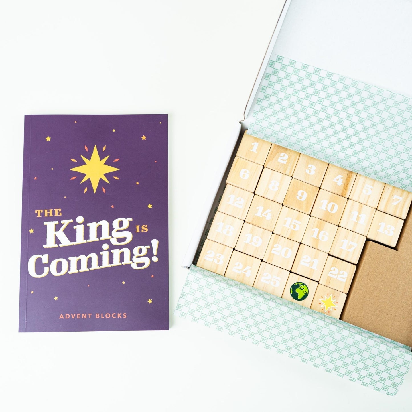 Advent Blocks - 1 inch set: Church Program Individual Order