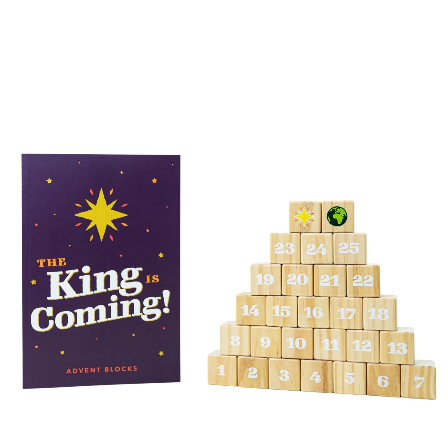 Advent Blocks - 1 inch set: Church Program Individual Order
