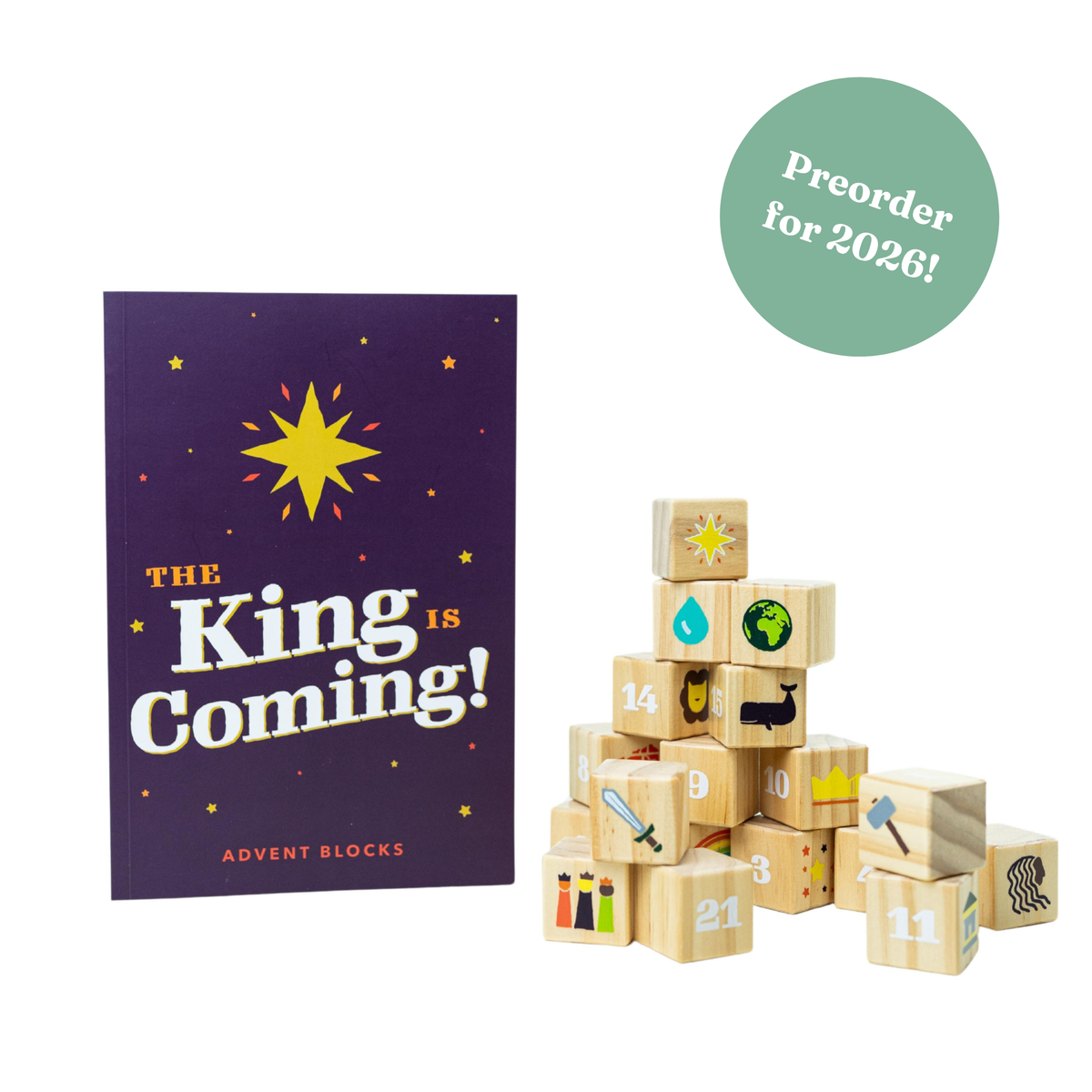 Advent Blocks - 1 Inch Set Individual Order