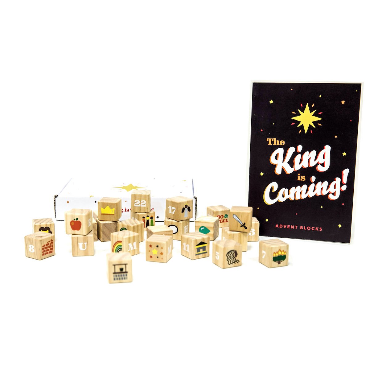 Advent Blocks - 1 inch set: Bulk Order